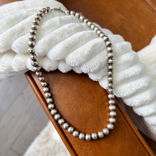 Vintage Taxco Sterling Pearl Necklace