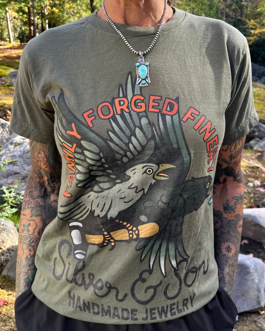 Silver & Son Graphic T-Shirt - Military Green