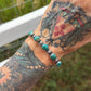 Kingman Turquoise 5 Stone Stacker Cuff