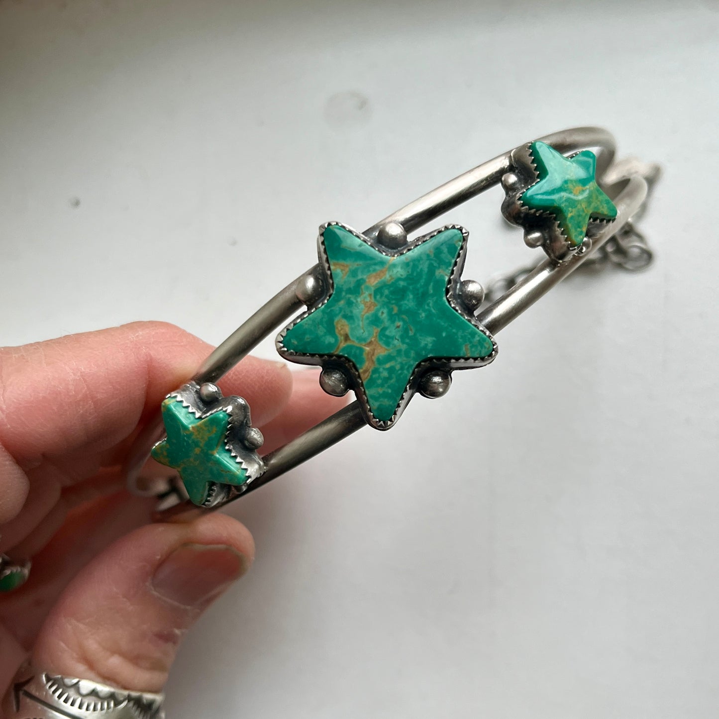 Vintage Style Turquoise Star Choker