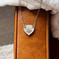 Number 8 Turquoise Heart Necklace