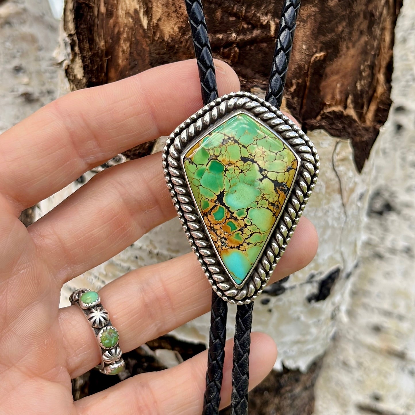 Blackjack Turquoise Bolo