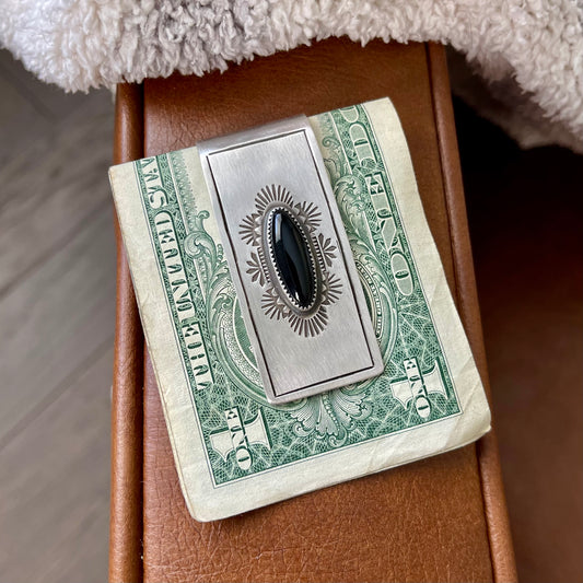 Onyx Money Clip