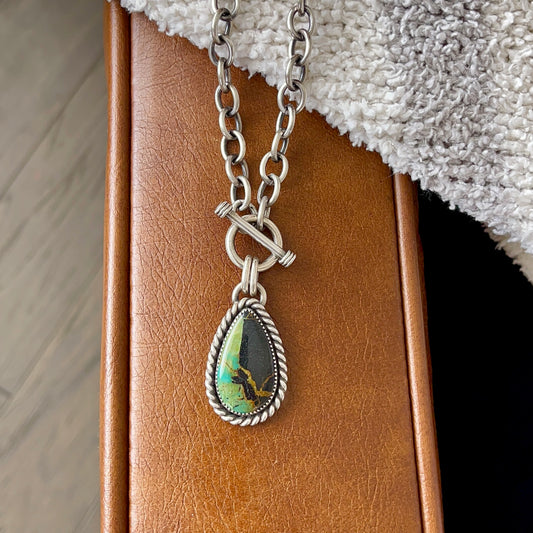 Blackjack Turquoise Toggle Necklace