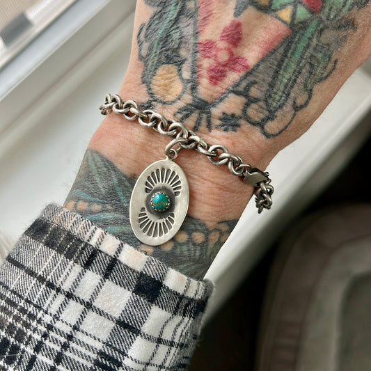 Turquoise Charm Bracelet