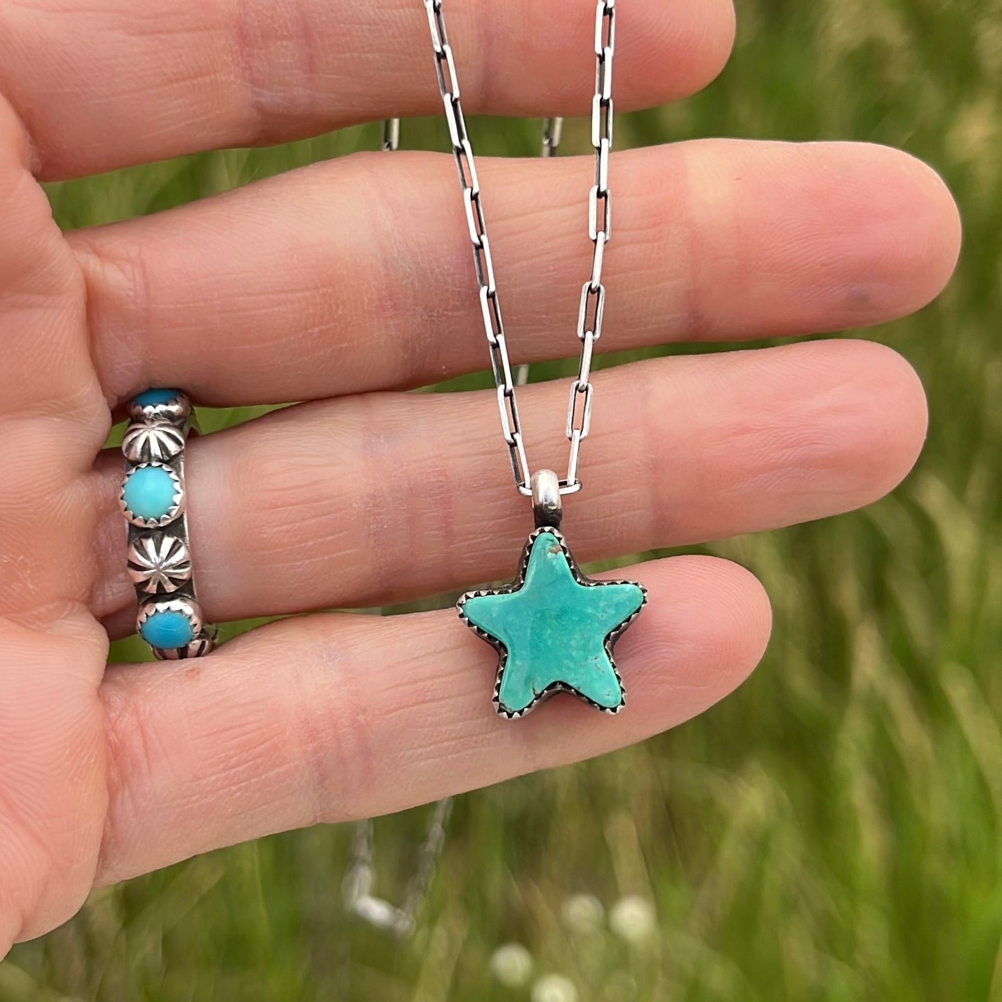 Turquoise Star Necklace