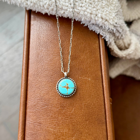 Number 8 Turquoise Necklace