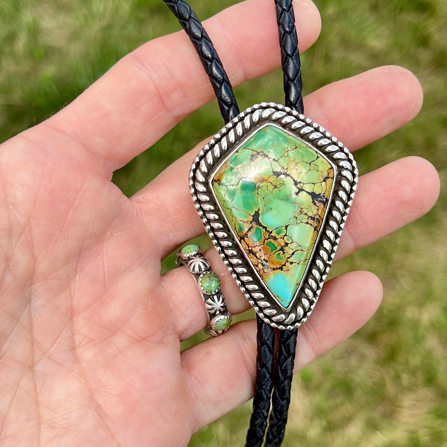 Blackjack Turquoise Bolo