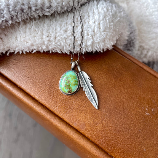 Sonoran Turquoise Charm Necklace