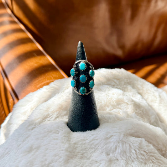 Vintage Turquoise Ring - Size 5.5