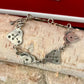 Stamped Heart Charm Bracelet