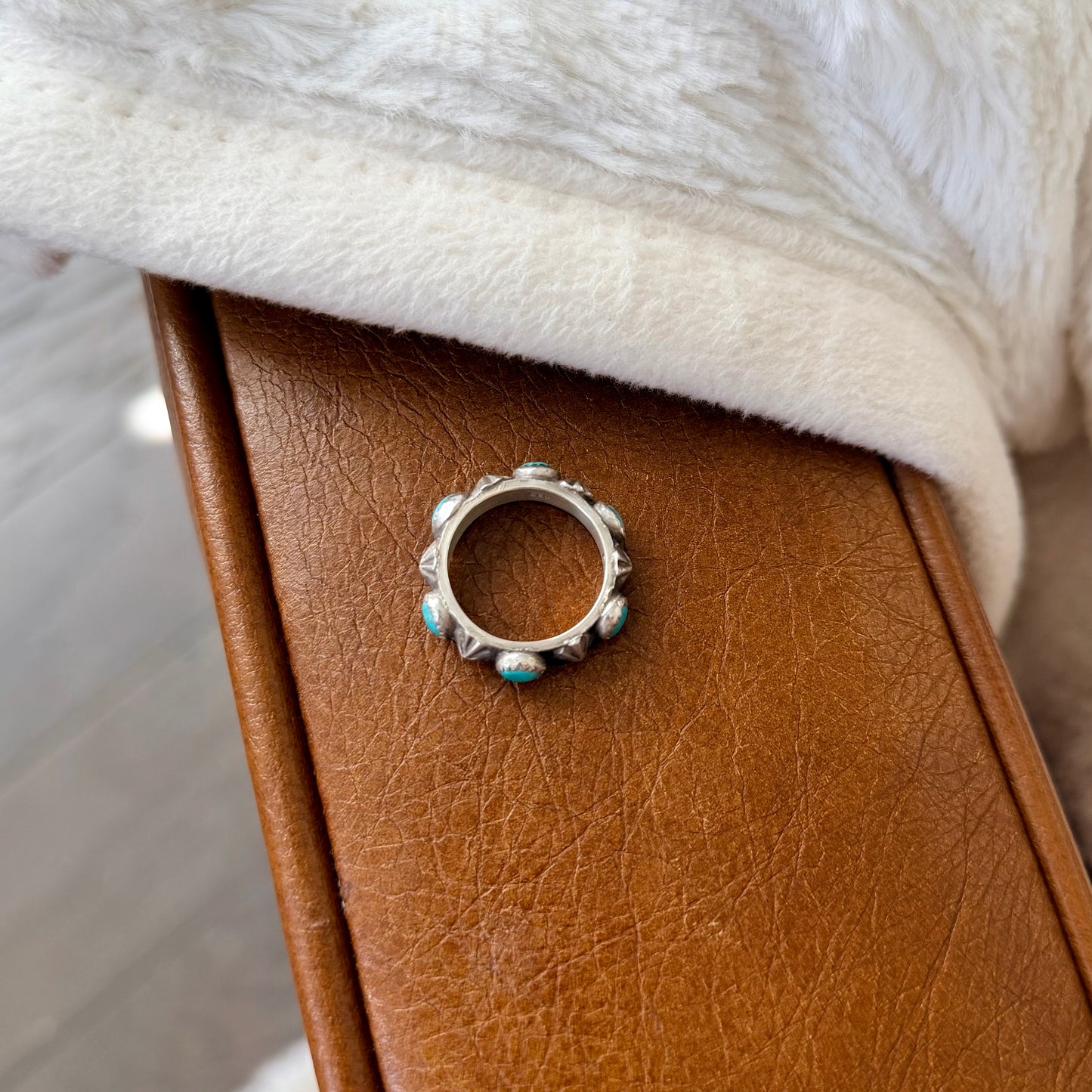 Kingman Turquoise Heirloom Ring