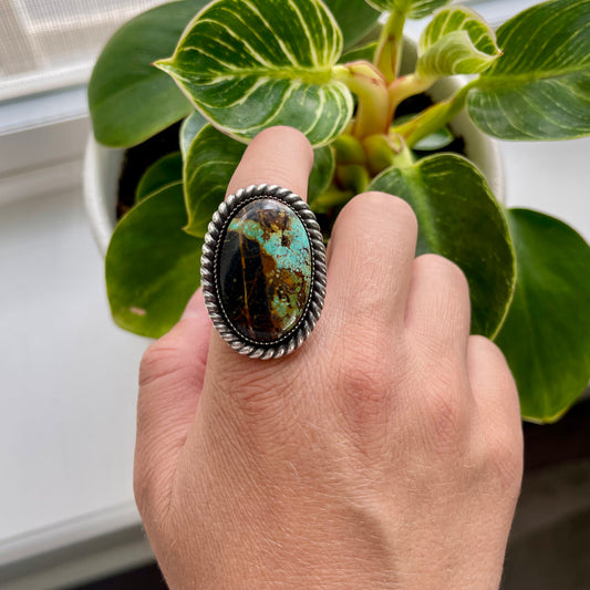 Blackjack Turquoise Ring