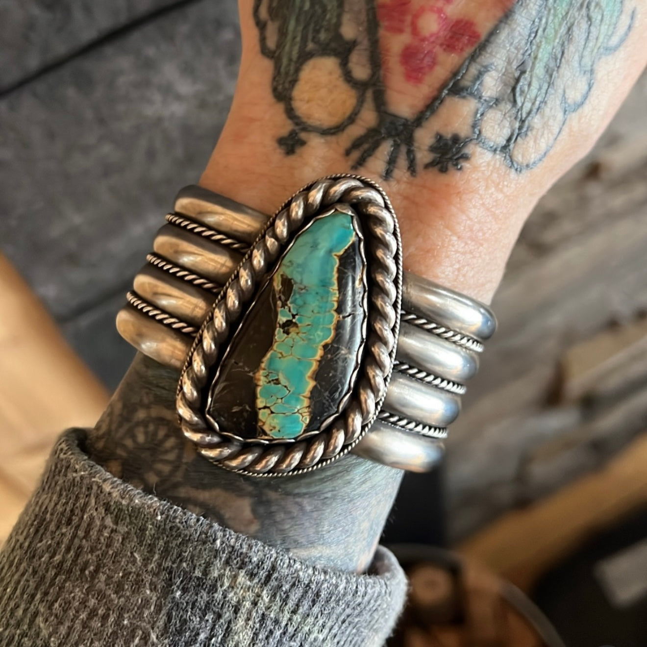 Blackjack Turquoise Cuff