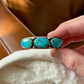 Kingman Turquoise Three Stone Cuff