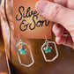 Dangle Turquoise Star Earrings