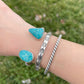 White Water Two Stone Open Cuff